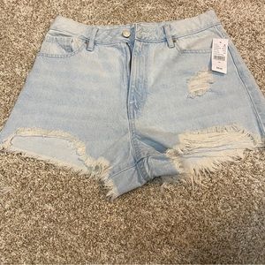PACSUN high rise festival Jean shorts
